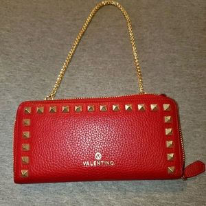 Authentic Valentino Zippered clutch Wallet